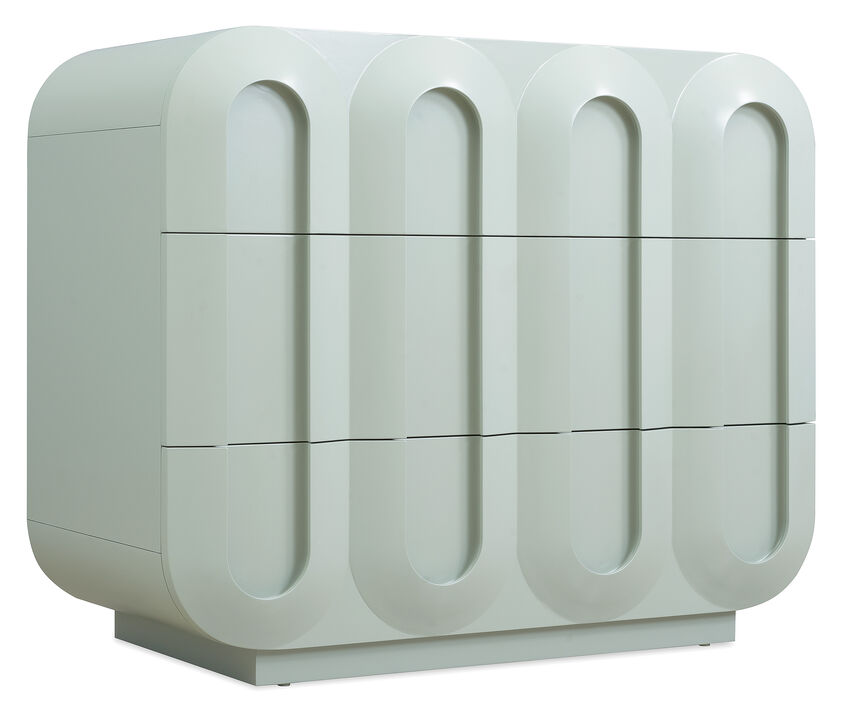 Groove Three-Drawer Chest