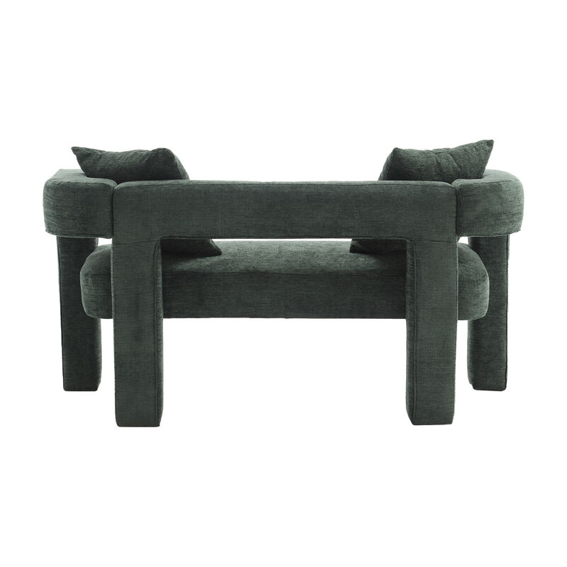 Merax Modern Chenille Loveseat Sofa