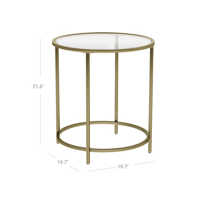 Round Side Table - Stylish and Functional Accent for Any Room