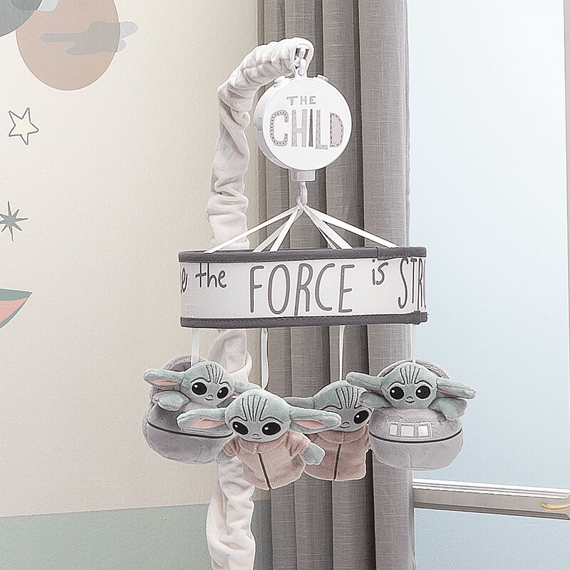 Lambs & Ivy Star Wars The Child/Baby Yoda Musical Baby Crib Mobile Soother Toy