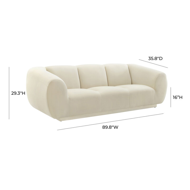 Emmet Velvet Sofa