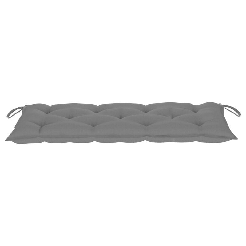 vidaXL Garden Bench Cushion Gray 47.2"x19.7"x2.8" Fabric