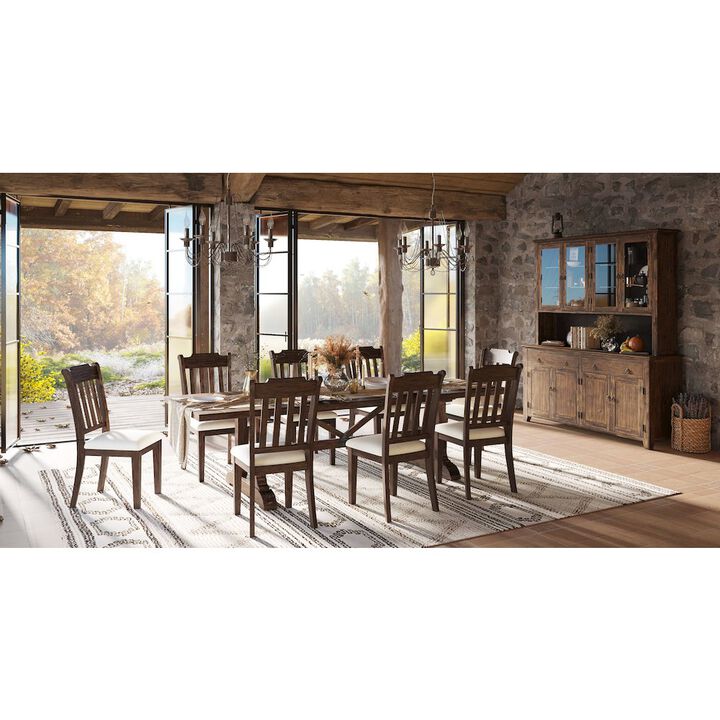 Jofran Bakersfield Mission Style  110'' Dining Table with Extension