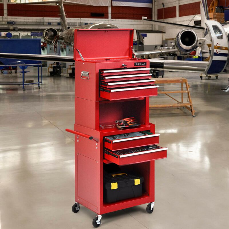 6-Drawer Tool Chest with Heightening Cabinet