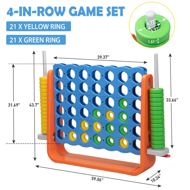 4 in a Row Tables Game Set