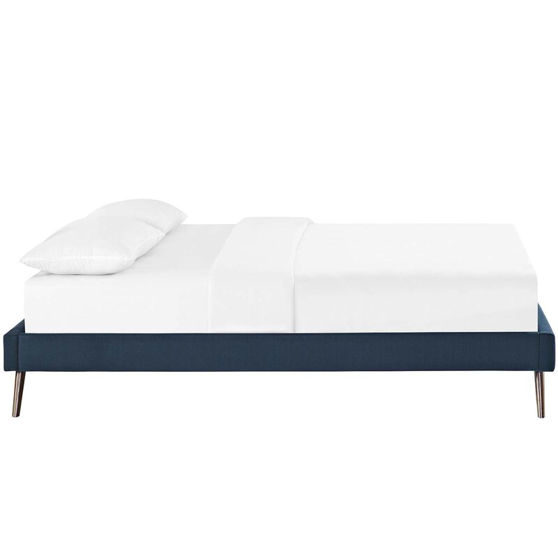 Modway - Loryn Queen Fabric Bed Frame with Round Splayed Legs