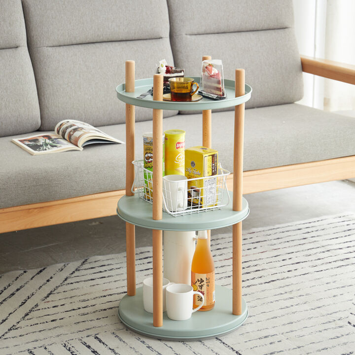 360 Rotating Bookshelf with Large Storage Space