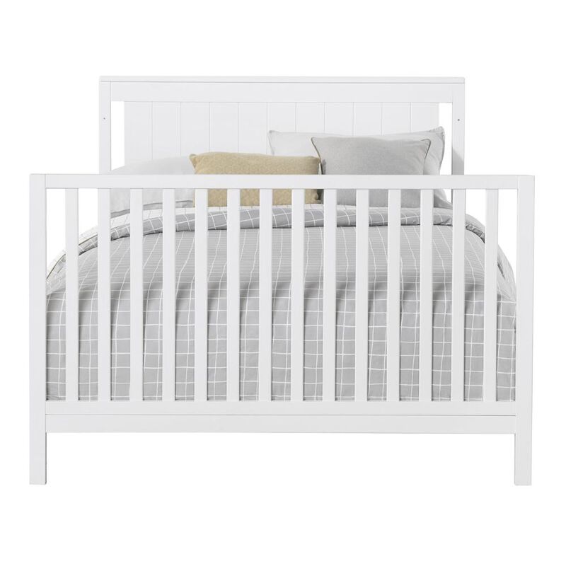 Oxford Baby Lazio 4 In 1 Convertible Crib Snow White