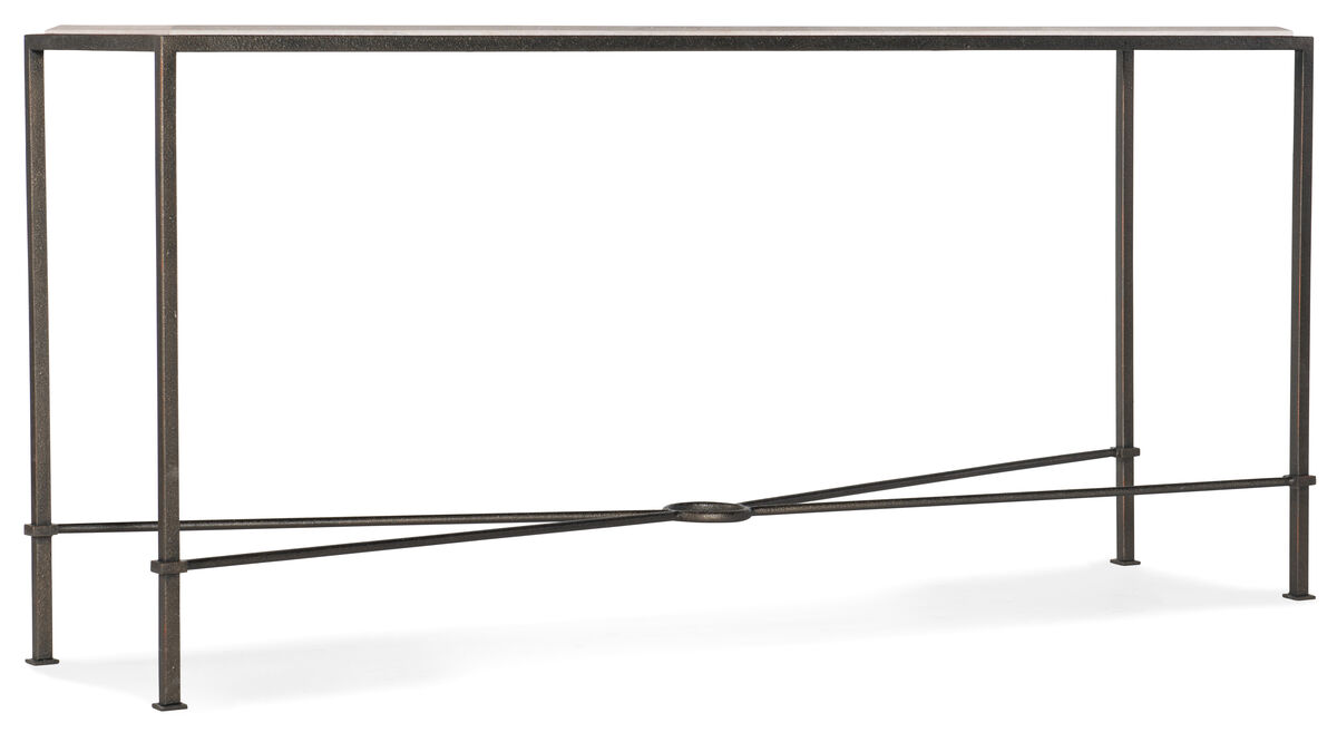 Marble & Metal Console Table