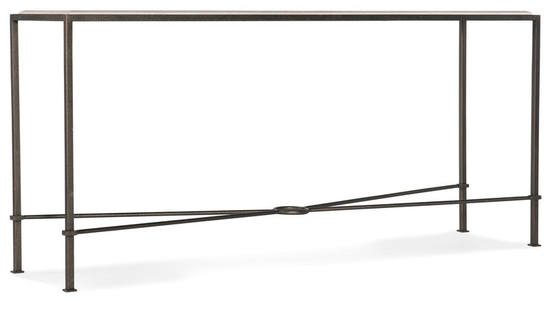 Marble & Metal Console Table