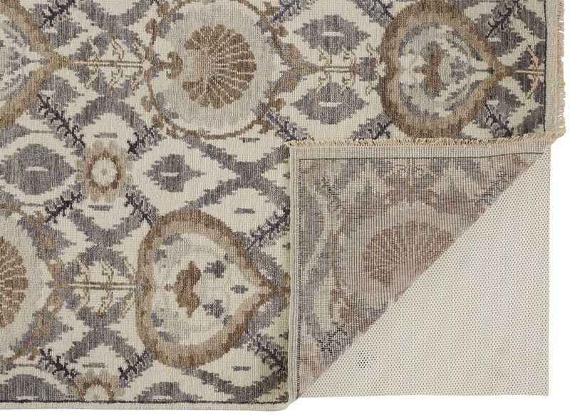 Beall 6712F Ivory/Gray/Taupe 2' x 3' Rug