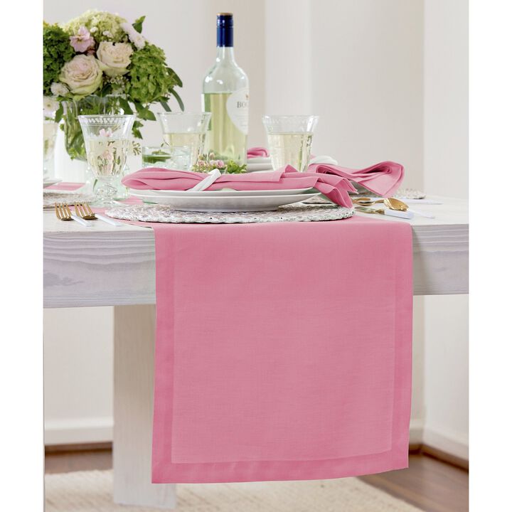 Solino Home 100% Pure Linen Table Runner | Fete for Valentine;s