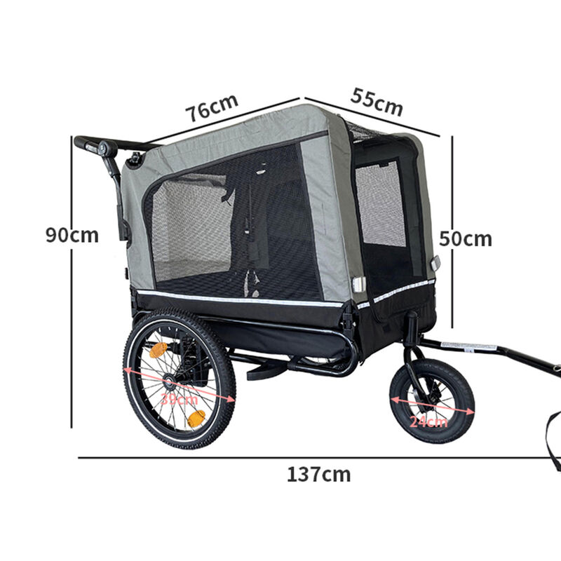 Streamdale Heavy-Duty Foldable Pet Stroller Trailer