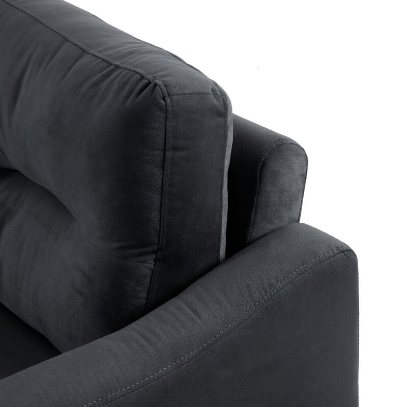 Merax Modern Velvet Chair Sofa Set
