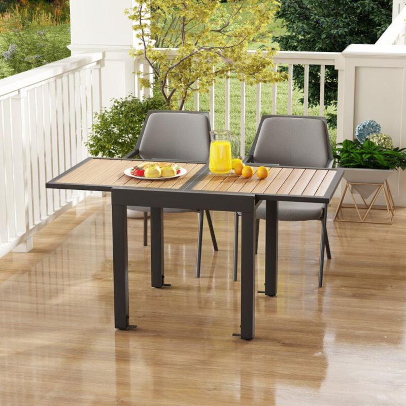 Hivvago 31.5-63 Inches Extendable Patio Table for 4-6 People