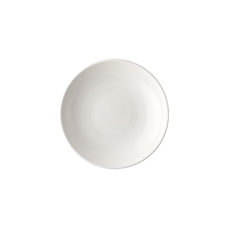 Gourmet dia.10" h:2" 44 oz. Round Warm White Porcelain Bowl (Set of 4)