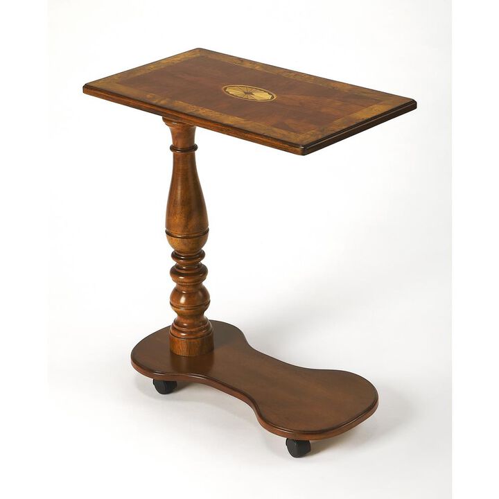Butler Specialty Company Mabry Mobile Tray Table, Medium Brown Butler Specialty Company Mabry Mobile Tray Table, Medium Brown