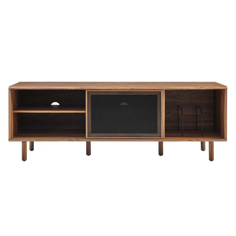 Modway Kurtis 67 TV and Vinyl Record Stand