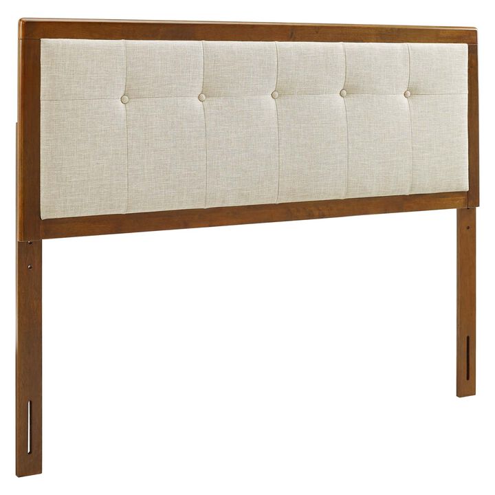 Modway - Draper Tufted Queen Fabric and Wood Headboard