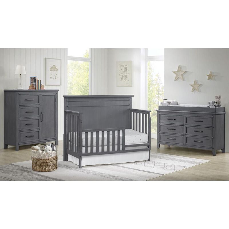 Soho Baby Ellison 4 In 1 Crib Ash Gray