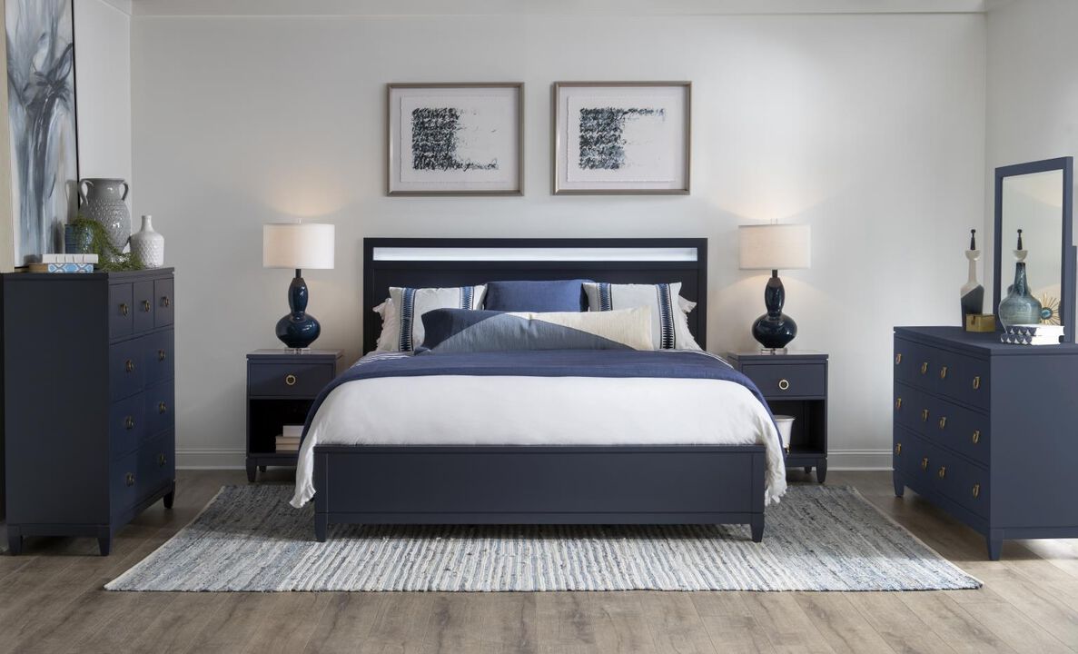 Summerland Upholstered Cal King Bed