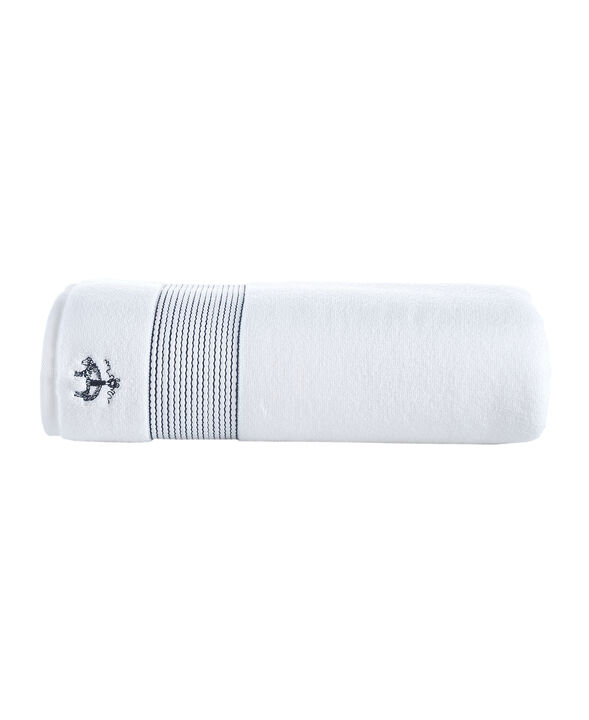 Brooks Brothers Rope Stripe Border Bath Sheet