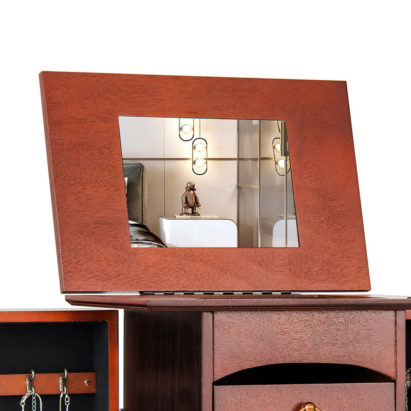 Large Capacity Jewelry Storage Cabinet with 9 Drawers