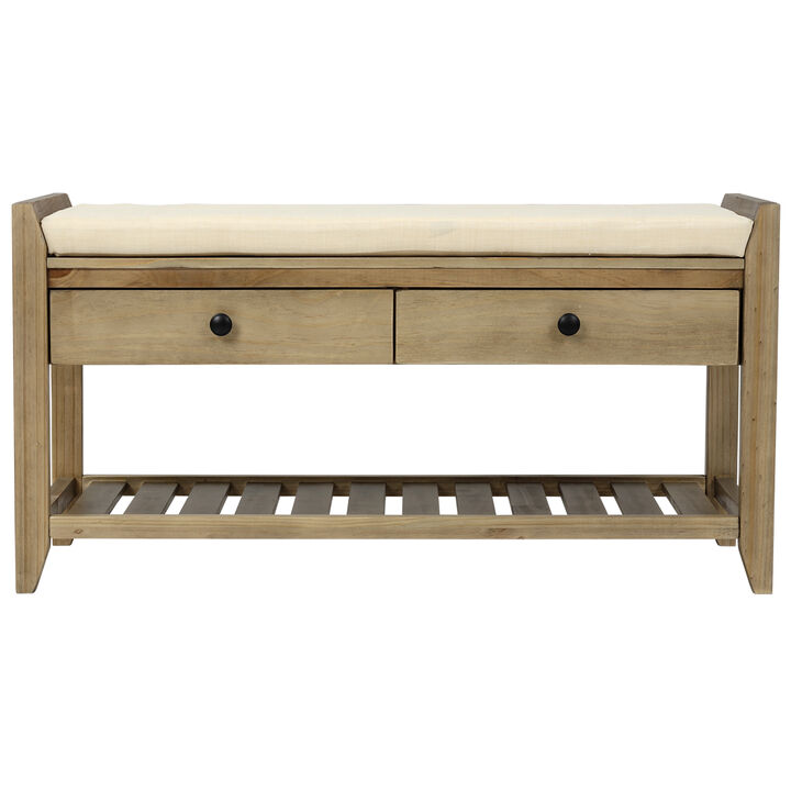 Merax Multipurpose Entryway Storage Bench