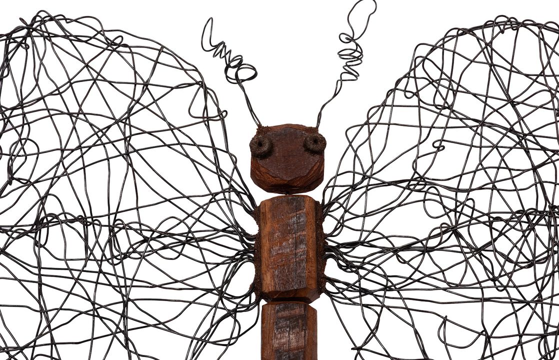Wire Wing Butterfly Medium Wall Art