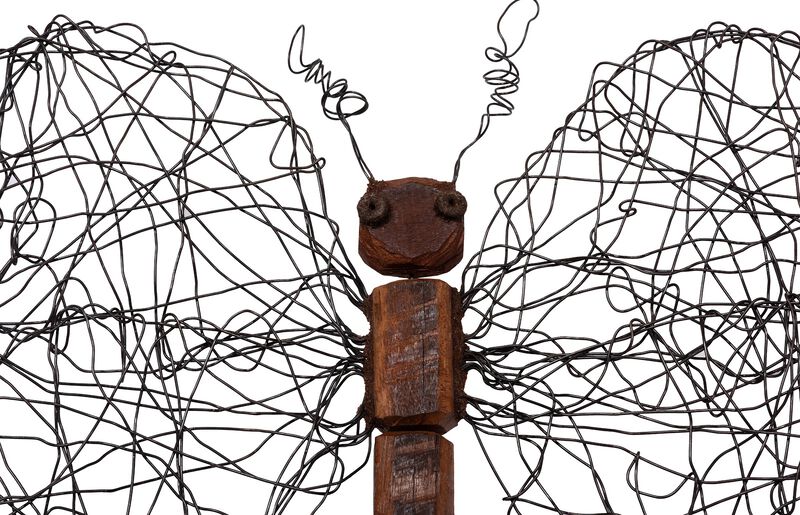 Wire Wing Butterfly Medium Wall Art