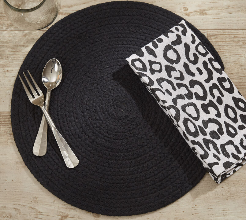 Split P Black Essex Placemat Set of 4