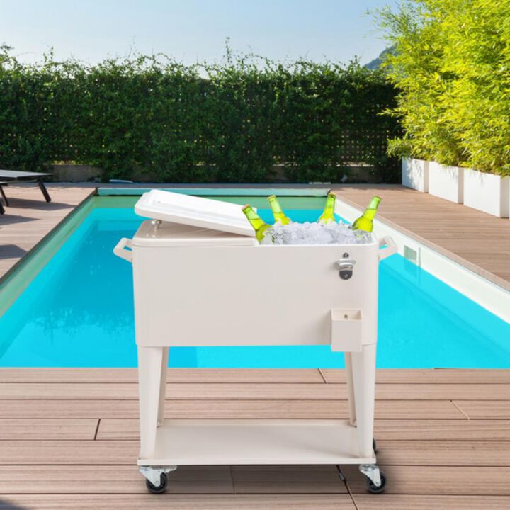 Freezer Incubator with Drain Pipe Temperature-Controlled Storage for Outdoor Party Use