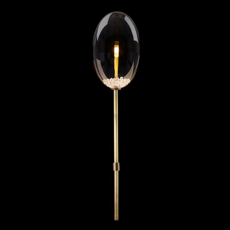 Echo Glass Globe Single-Light Wall Sconce