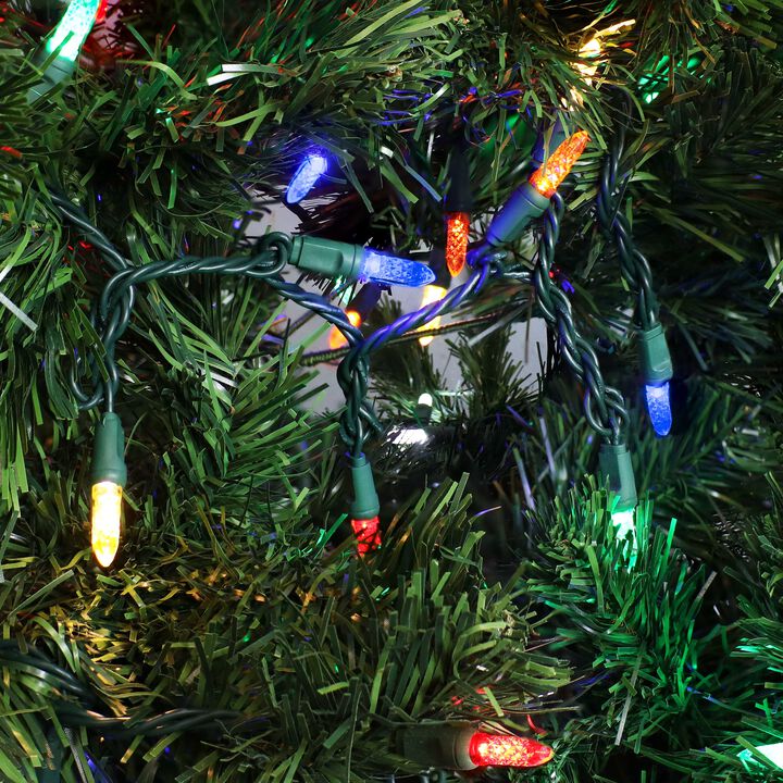 Sunnydaze M6 Faceted LED String Lights - 70Ct - 21'