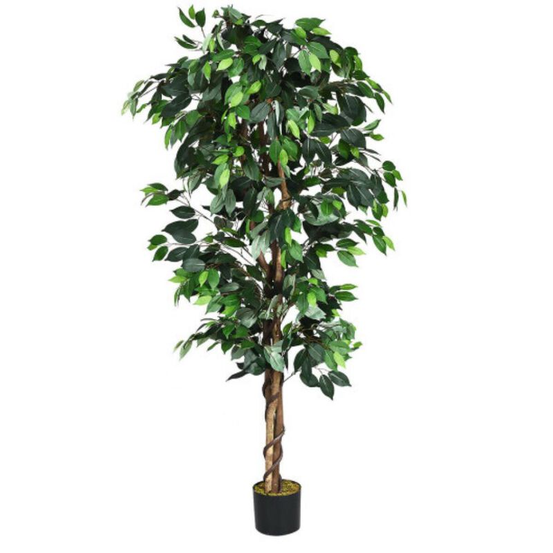 6 Feet Artificial Ficus In/Outdoor Home Tree