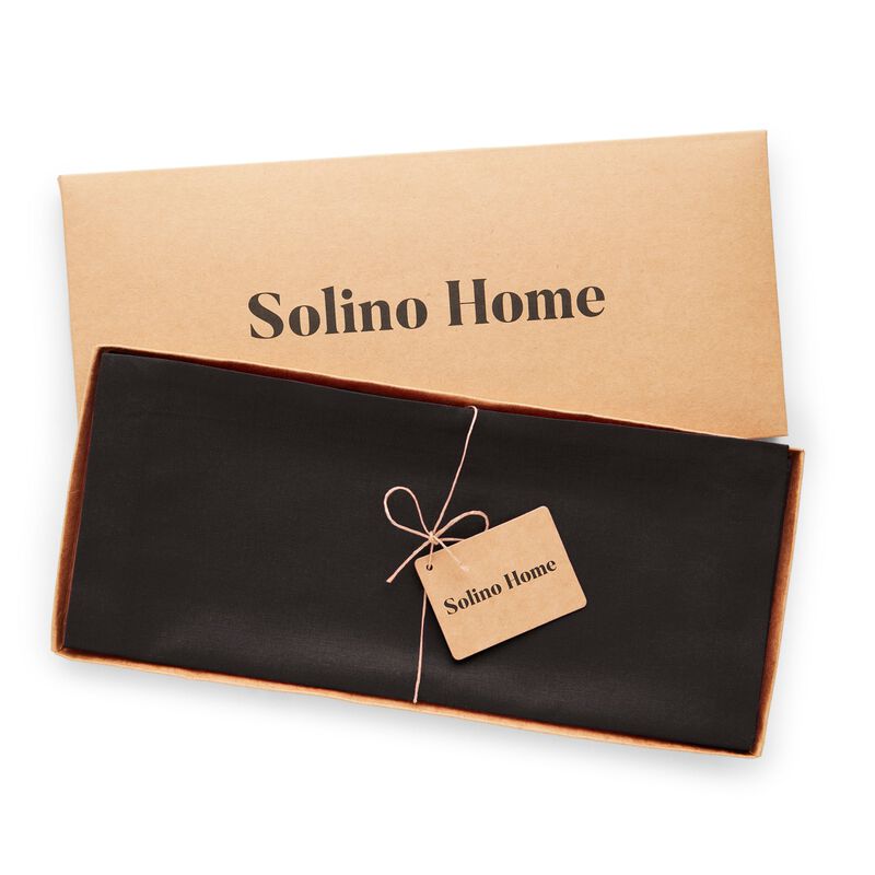 Solino Home Cotton Linen Plain Table Runner | Dru