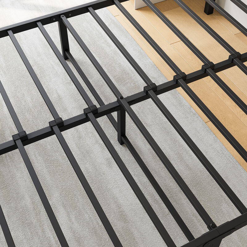 Streamdale Full Metal Platform Bed Frame w/ Headboard