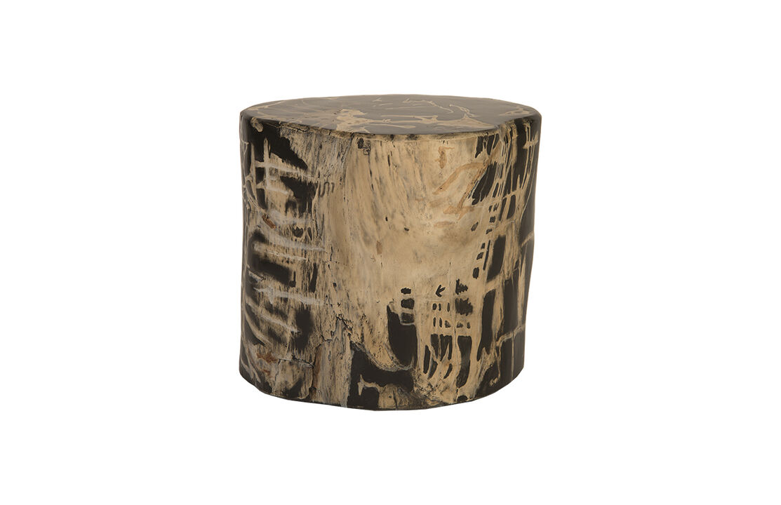 Cast Petrified Wood Stool