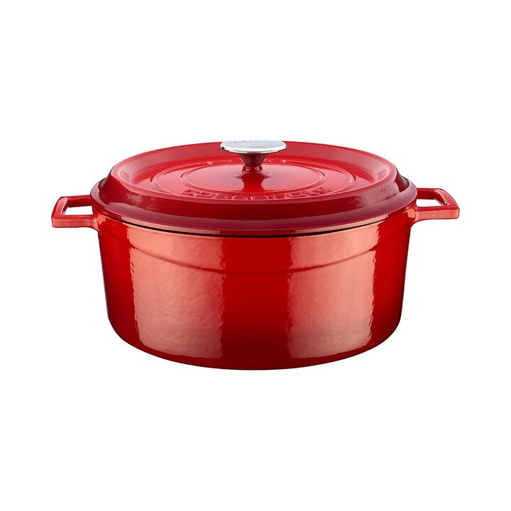 Cast Iron dia.11" h:5" 7 qt. Round Cast Iron Dutch Oven
