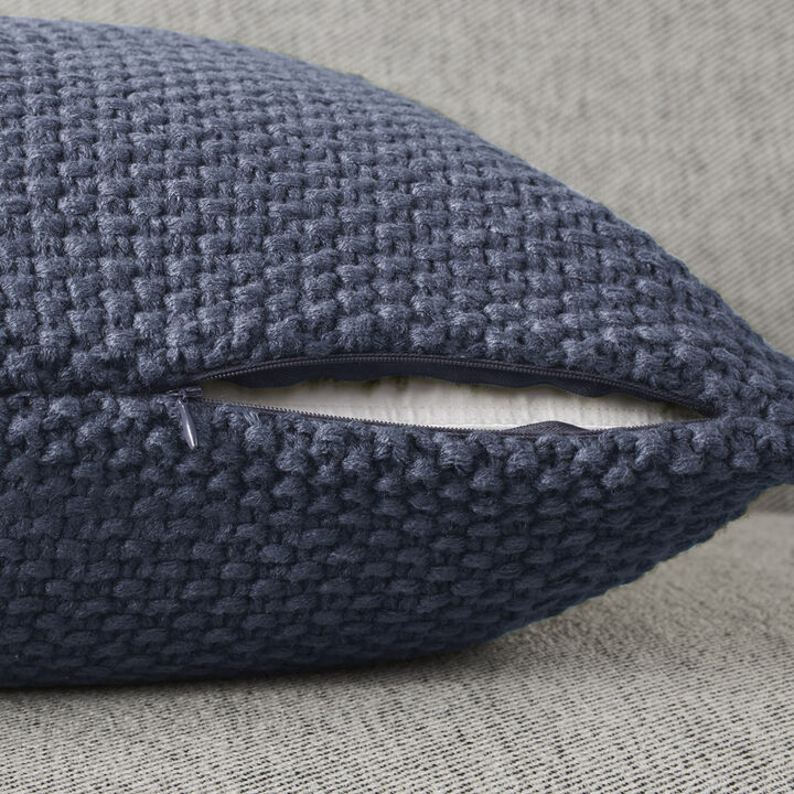 Gracie Mills Lessie Ultra-Soft Knit Oblong Pillow Cover