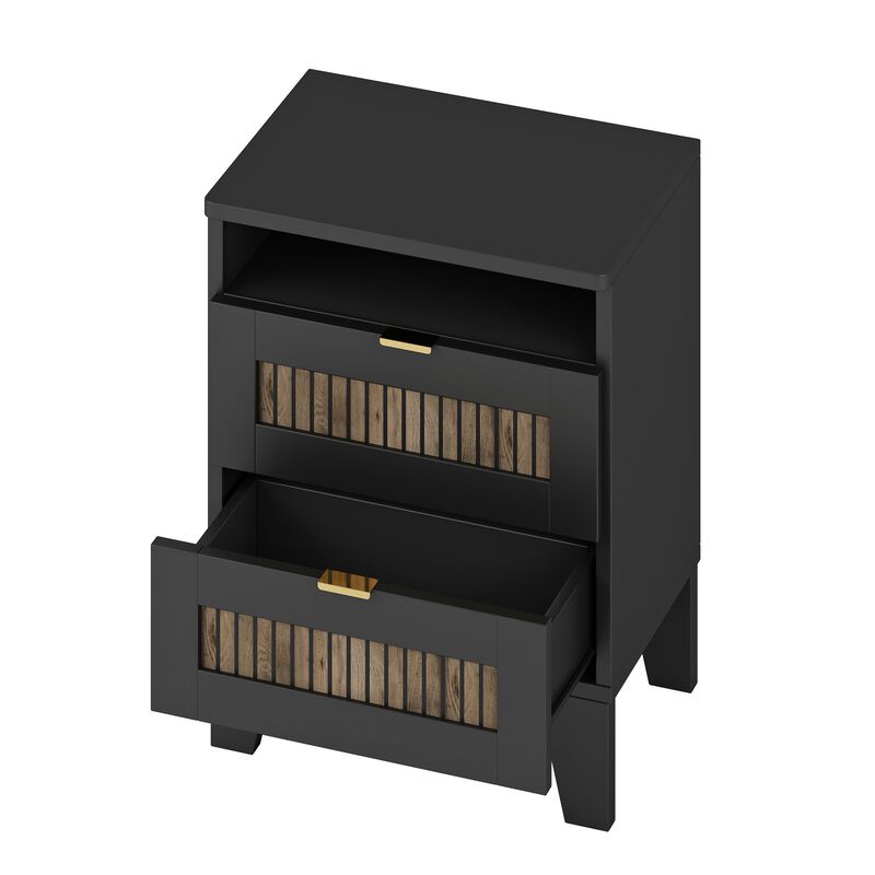 Merax 4-Pieces Bedroom Bed Sets