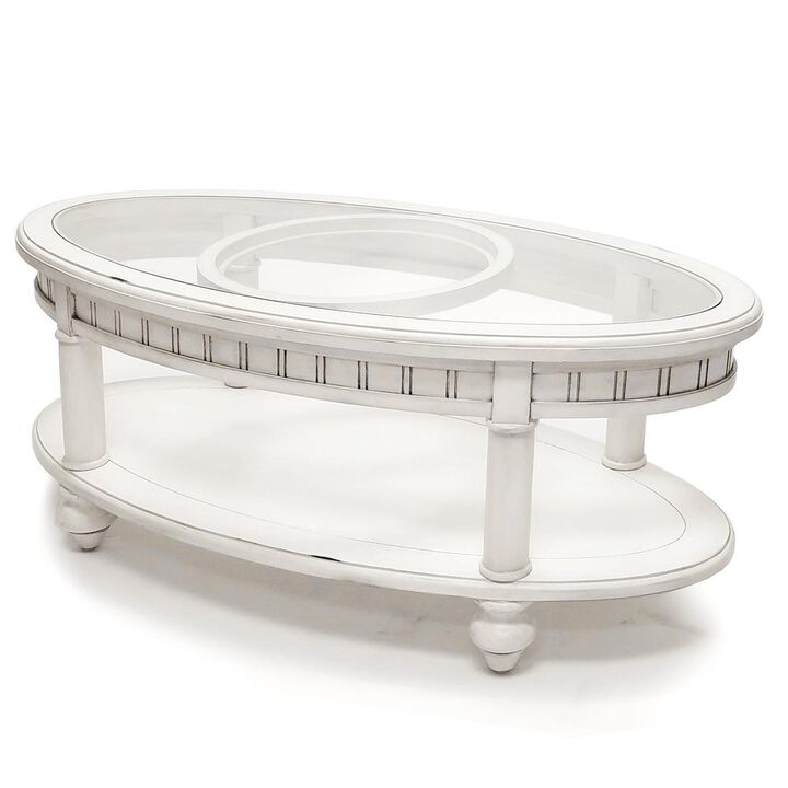 Sea Winds Coastal Furniture Monaco Oval Coffee Table