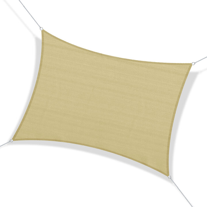 Sun Shade Sail Triangle Rectangle Square Outdoor Patio Canopy UV Top Shelter