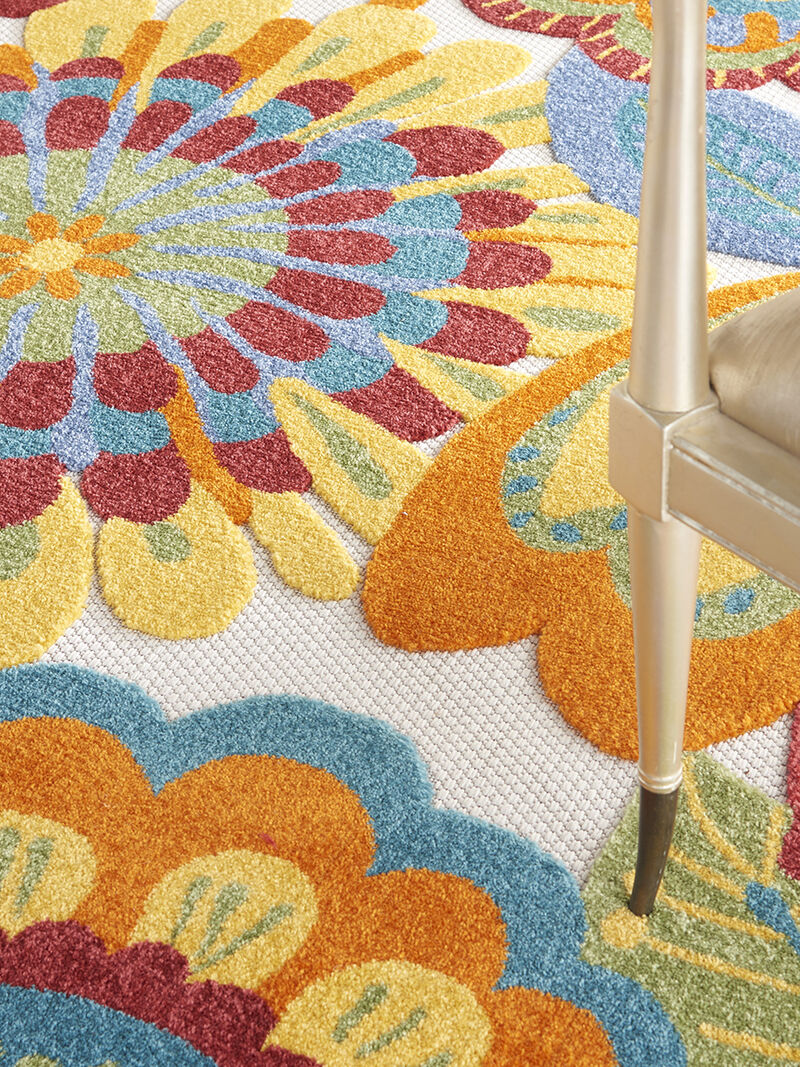 Aloha ALH25 Multicolor 6' x 9' Rug