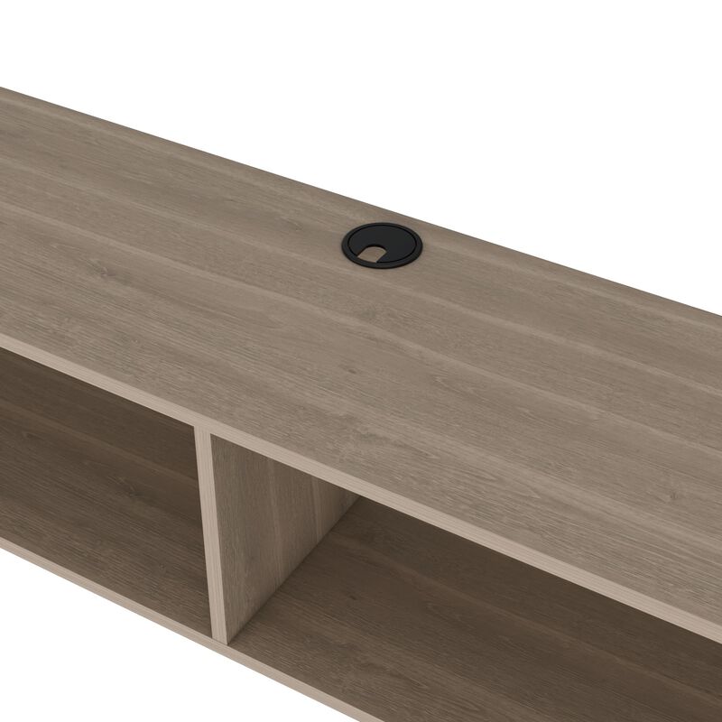 Floating Tv Stand Moore, Living Room, White Oak