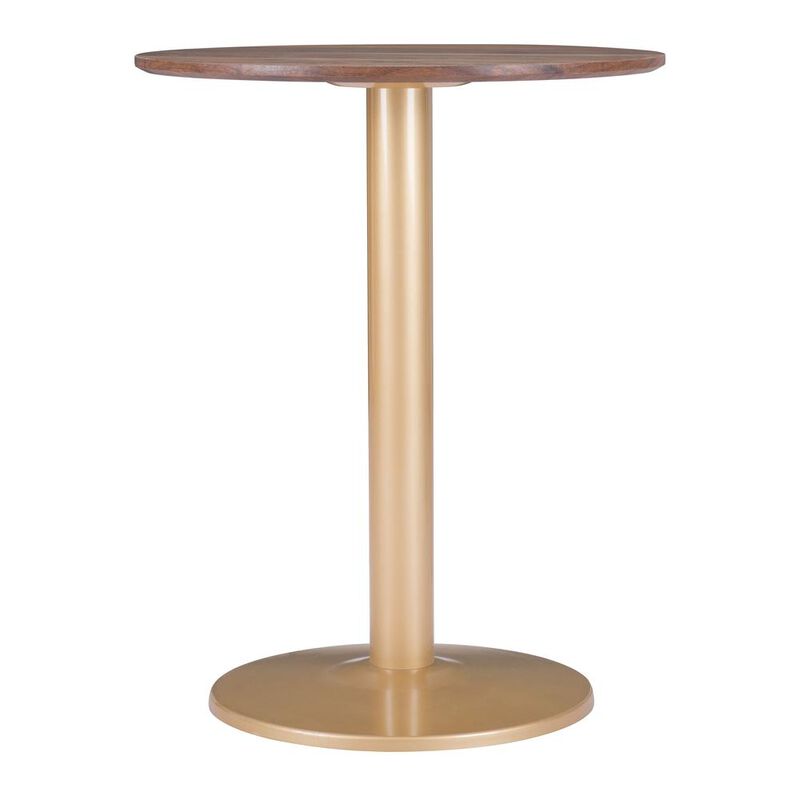 Belen Kox Alto Bistro Table, Brown & Gold, Belen Kox