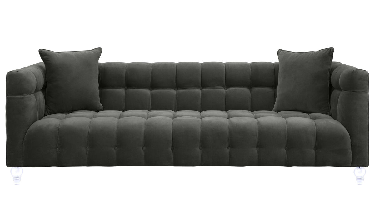 Bea Hot Pink Velvet Sofa