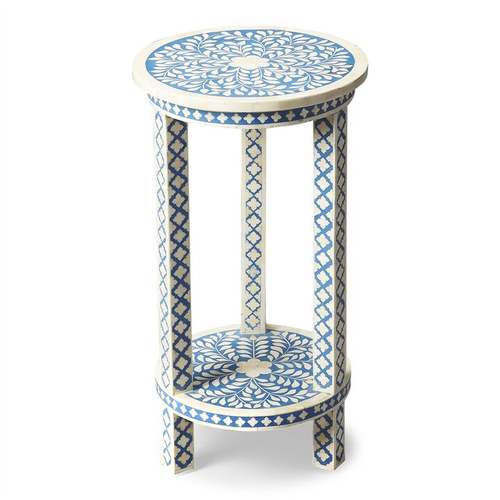 Blue Bone Accent Table, Belen Kox