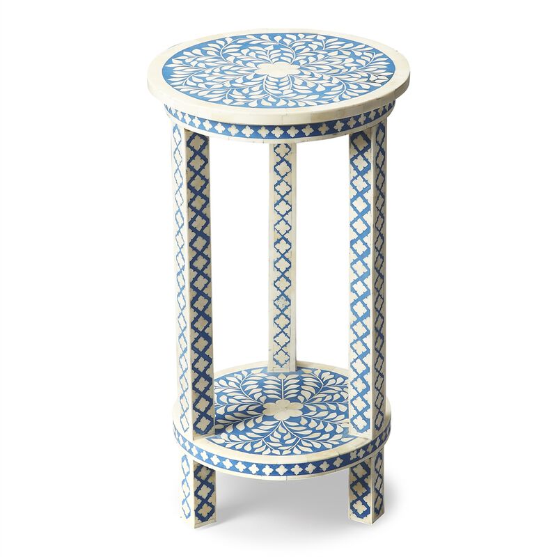 Blue Bone Accent Table, Belen Kox