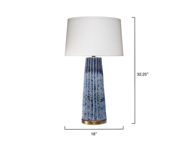 Pleated Table Lamp